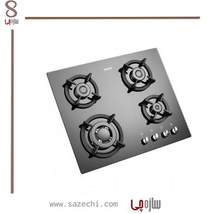 گاز رومیزی شیشه ای استیل البرز G-4652 i